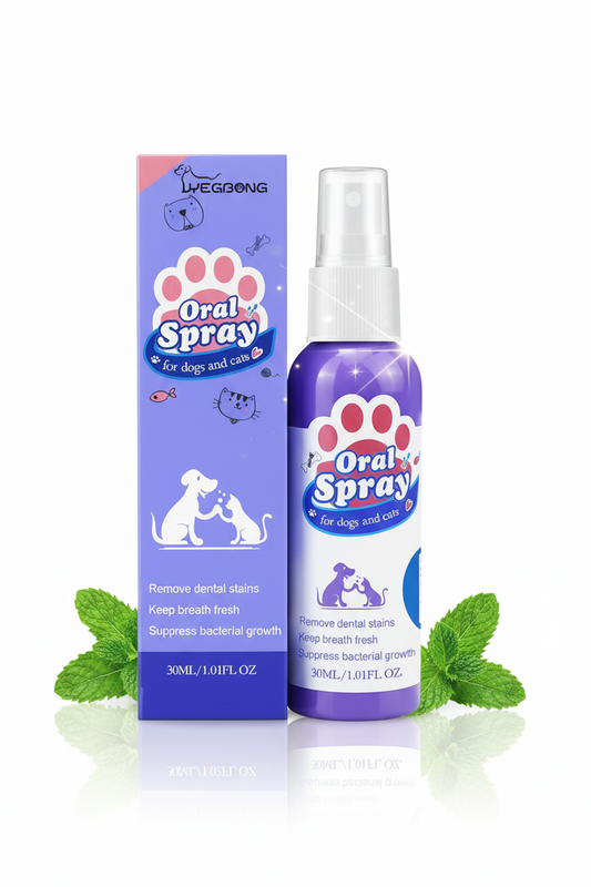 Spray anti-tartre / haleine fraîche pour animaux domestiques
